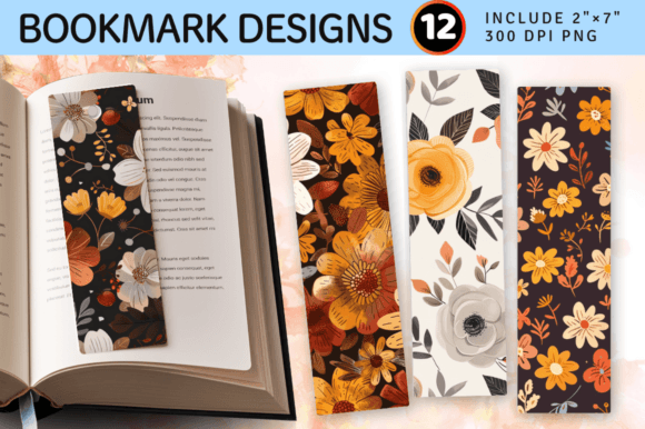 Download Boho Fall Cute Flowers PNG Bookmark Desi - Cute flowers png Collection