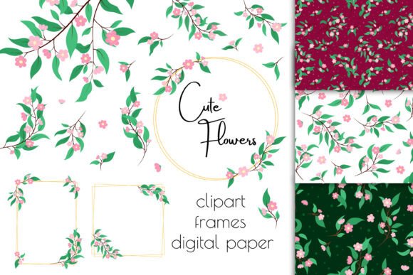Download Cute Flowers PNG Clip Art, Floral Frames - Cute flowers png Collection