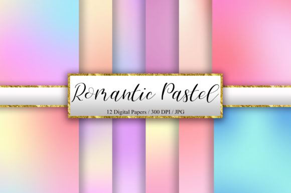 Download Romantic Pastel Digital Paper Background - Pastel digital paper Collection