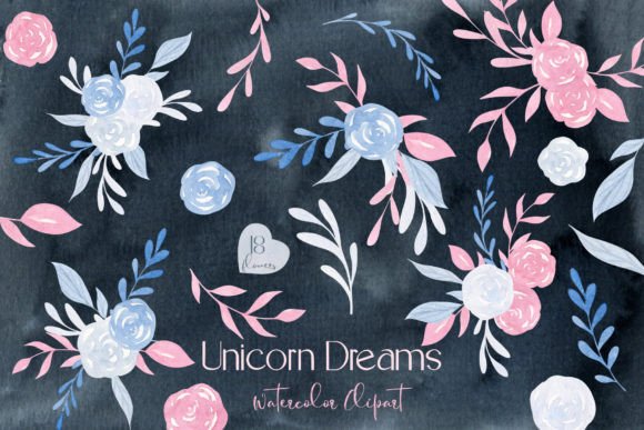 Download Watercolor Pastel Cute Flowers PNG - Cute flowers png Collection