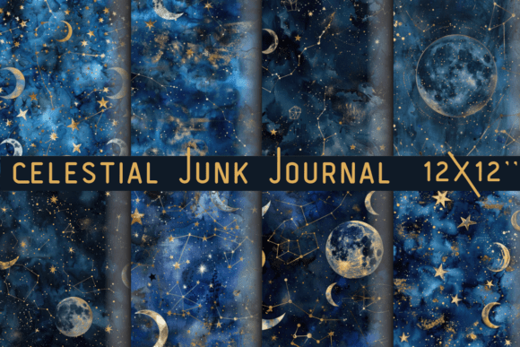 Download Celestial Junk Journal Background - Premium Resources
